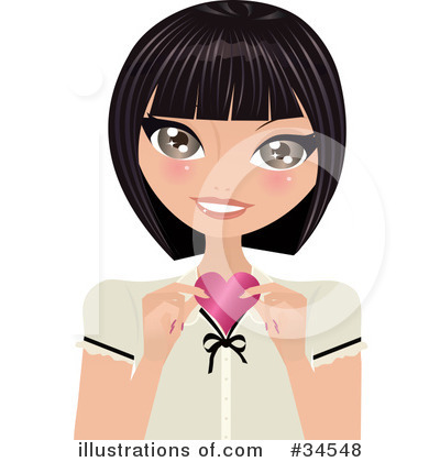 Royalty-Free (RF) Woman Clipart Illustration by Melisende Vector - Stock Sample #34548