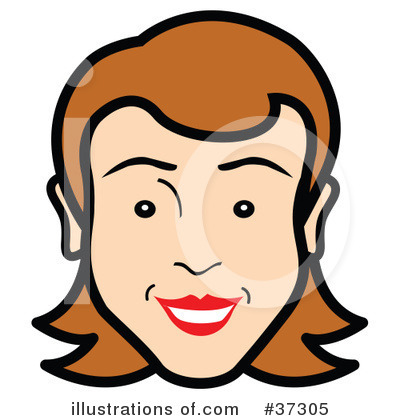 Royalty-Free (RF) Woman Clipart Illustration by Andy Nortnik - Stock Sample #37305