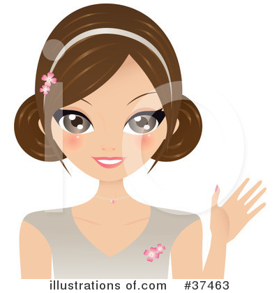 Royalty-Free (RF) Woman Clipart Illustration by Melisende Vector - Stock Sample #37463