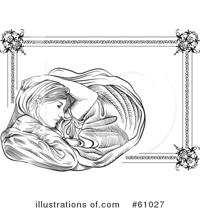 Royalty-Free (RF) Woman Clipart Illustration by pauloribau - Stock Sample #61027