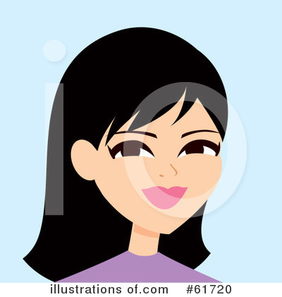 Royalty-Free (RF) Woman Clipart Illustration by Monica - Stock Sample #61720