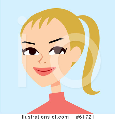 Royalty-Free (RF) Woman Clipart Illustration by Monica - Stock Sample #61721