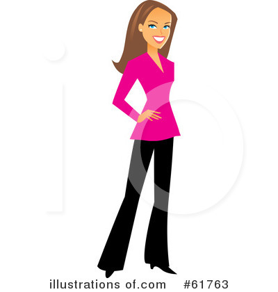 Royalty-Free (RF) Woman Clipart Illustration by Monica - Stock Sample #61763