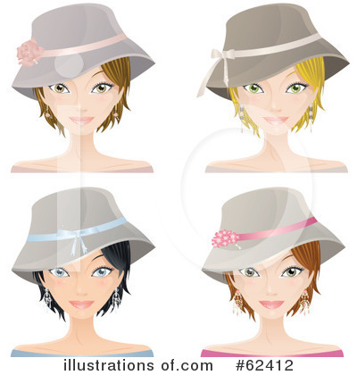 Royalty-Free (RF) Woman Clipart Illustration by Melisende Vector - Stock Sample #62412