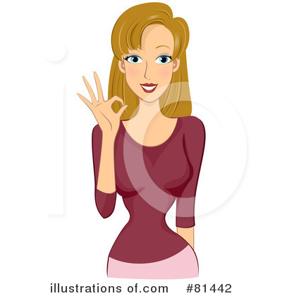 Royalty-Free (RF) Woman Clipart Illustration by BNP Design Studio - Stock Sample #81442