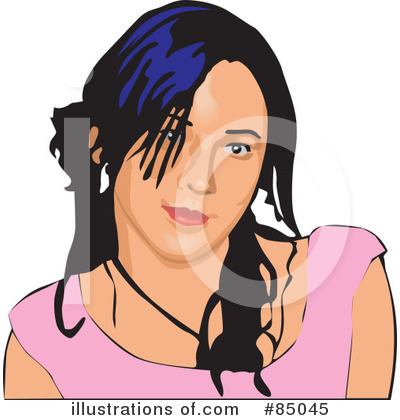 Royalty-Free (RF) Woman Clipart Illustration by David Rey - Stock Sample #85045