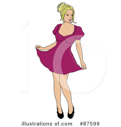 Royalty-Free (RF) Woman Clipart Illustration by Pams Clipart - Stock Sample #87599