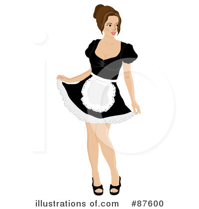 Royalty-Free (RF) Woman Clipart Illustration by Pams Clipart - Stock Sample #87600