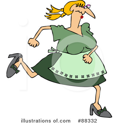Royalty-Free (RF) Woman Clipart Illustration by djart - Stock Sample #88332
