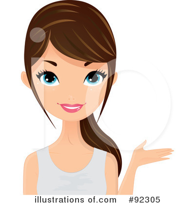 Royalty-Free (RF) Woman Clipart Illustration by Melisende Vector - Stock Sample #92305