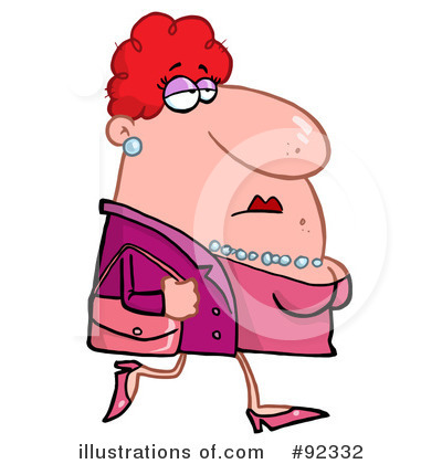 Royalty-Free (RF) Woman Clipart Illustration by Hit Toon - Stock Sample #92332