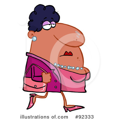 Royalty-Free (RF) Woman Clipart Illustration by Hit Toon - Stock Sample #92333