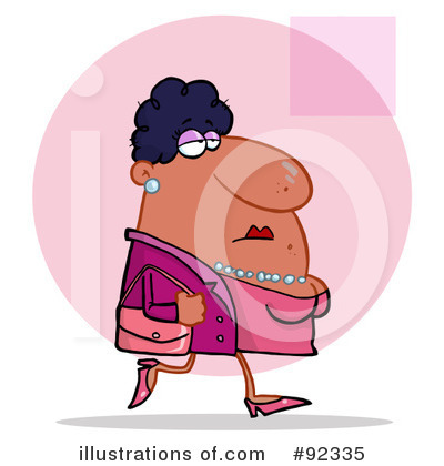 Royalty-Free (RF) Woman Clipart Illustration by Hit Toon - Stock Sample #92335