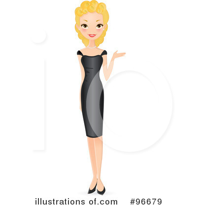 Royalty-Free (RF) Woman Clipart Illustration by Melisende Vector - Stock Sample #96679