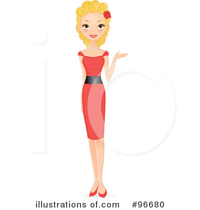 Royalty-Free (RF) Woman Clipart Illustration by Melisende Vector - Stock Sample #96680