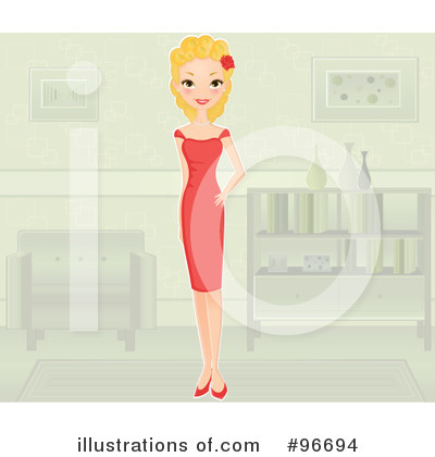 Royalty-Free (RF) Woman Clipart Illustration by Melisende Vector - Stock Sample #96694
