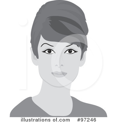Royalty-Free (RF) Woman Clipart Illustration by Pams Clipart - Stock Sample #97246