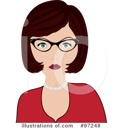Royalty-Free (RF) Woman Clipart Illustration by Pams Clipart - Stock Sample #97248