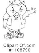 Wombat Clipart #1108790 by Dennis Holmes Designs