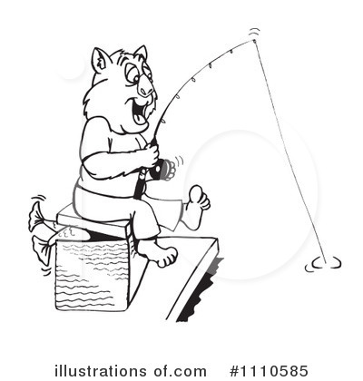Royalty-Free (RF) Wombat Clipart Illustration by Dennis Holmes Designs - Stock Sample #1110585