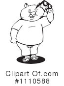 Wombat Clipart #1110588 by Dennis Holmes Designs