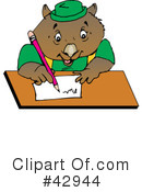 Wombat Clipart #42944 by Dennis Holmes Designs
