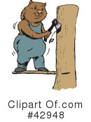 Wombat Clipart #42948 by Dennis Holmes Designs