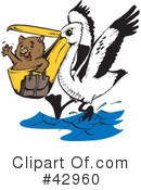 Wombat Clipart #42960 by Dennis Holmes Designs