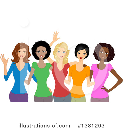 Royalty-Free (RF) Women Clipart Illustration by BNP Design Studio - Stock Sample #1381203
