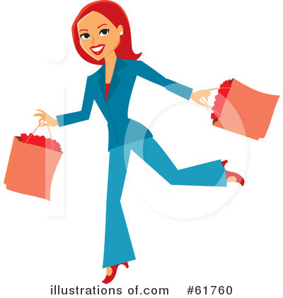 Royalty-Free (RF) Women Clipart Illustration by Monica - Stock Sample #61760