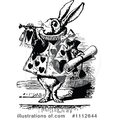 Rabbits Clipart #1112644 by Prawny Vintage