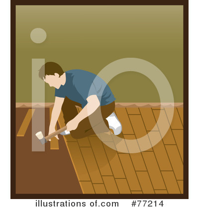Royalty-Free (RF) Wood Flooring Clipart Illustration by Rosie Piter - Stock Sample #77214