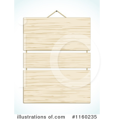 Royalty-Free (RF) Wood Sign Clipart Illustration by elaineitalia - Stock Sample #1160235