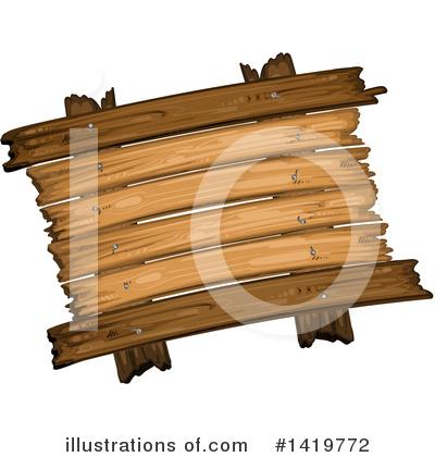 Wood Sign Clipart #1419772 by merlinul