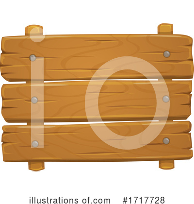 Royalty-Free (RF) Wood Sign Clipart Illustration by Vector Tradition SM - Stock Sample #1717728