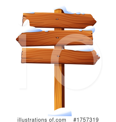 Royalty-Free (RF) Wood Sign Clipart Illustration by Vector Tradition SM - Stock Sample #1757319