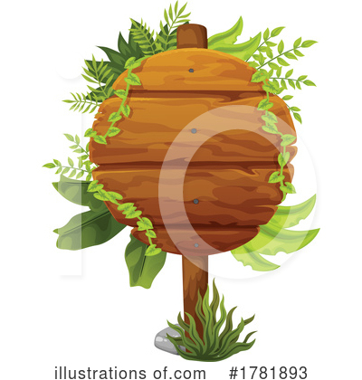 Royalty-Free (RF) Wood Sign Clipart Illustration by Vector Tradition SM - Stock Sample #1781893