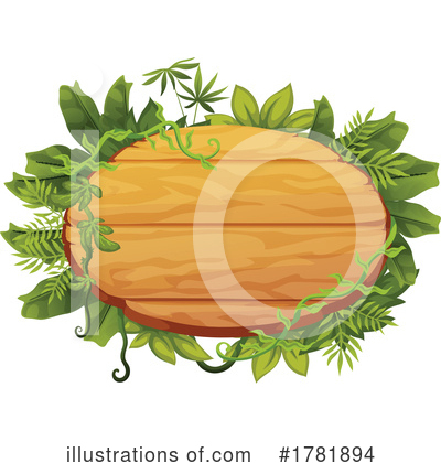 Royalty-Free (RF) Wood Sign Clipart Illustration by Vector Tradition SM - Stock Sample #1781894