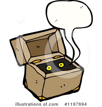 Royalty-Free (RF) Wooden Box Clipart Illustration by lineartestpilot - Stock Sample #1197694
