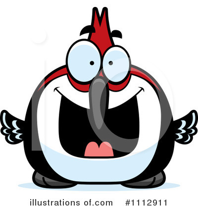 Royalty-Free (RF) Woodpecker Clipart Illustration by Cory Thoman - Stock Sample #1112911
