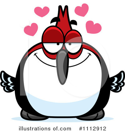 Royalty-Free (RF) Woodpecker Clipart Illustration by Cory Thoman - Stock Sample #1112912