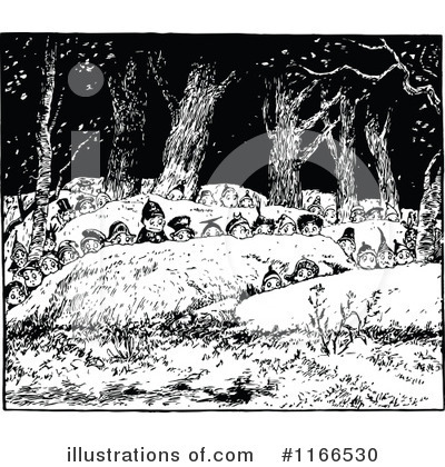Royalty-Free (RF) Woods Clipart Illustration by Prawny Vintage - Stock Sample #1166530