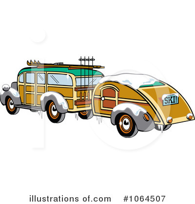 Station Wagon Clipart #1064507 by Andy Nortnik