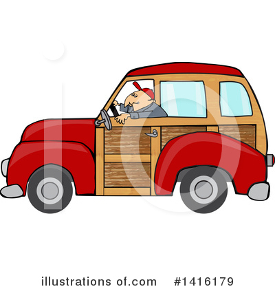 Woody Car Clipart #1416179 by djart