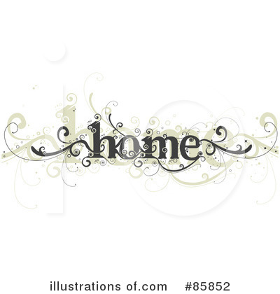 Royalty-Free (RF) Word Clipart Illustration by BNP Design Studio - Stock Sample #85852