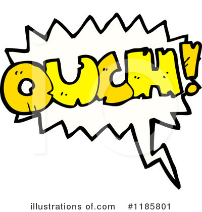 Royalty-Free (RF) Word Ouch Clipart Illustration by lineartestpilot - Stock Sample #1185801