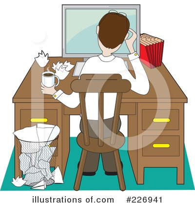 Royalty-Free (RF) Work Clipart Illustration by Maria Bell - Stock Sample #226941