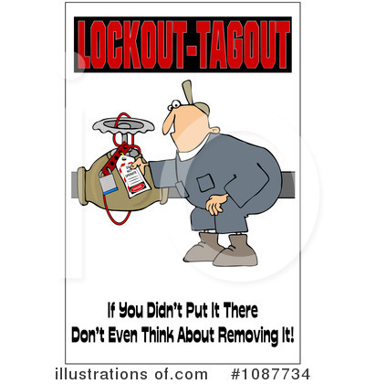 Royalty-Free (RF) Work Safety Clipart Illustration by djart - Stock Sample #1087734