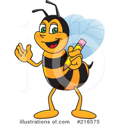 Worker Bee Character Clipart #216575 by Toons4Biz