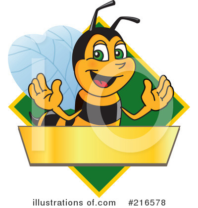 Worker Bee Character Clipart #216578 by Toons4Biz